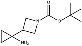 3-(1-AMino-cyclopropyl)-1-Boc-azetidine 结构式