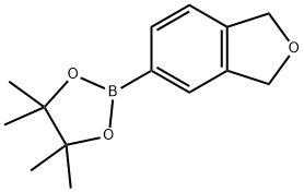 1,3-二氢异苯并呋喃-5-硼酸频哪醇酯 结构式