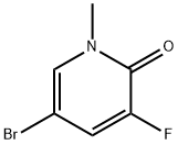 5-溴-3-氟-1-甲基吡啶-2(1H)-酮 结构式