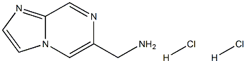 6-氨基甲基-吲哚[1,2-A]吡嗪二盐酸盐 结构式
