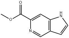 5-氮杂吲哚-6-甲酸甲酯 结构式