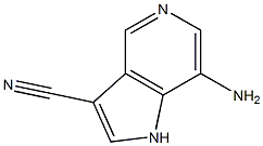 7-AMino-3-cyano-5-azaindole 结构式