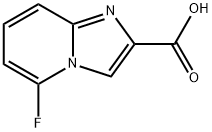 5-氟咪唑并[1,2-A]吡啶-2-羧酸 结构式