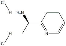 (R)-1-(吡啶-2-基)乙胺二盐酸盐 结构式