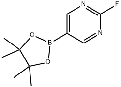 2-氟嘧啶-5-硼酸频哪醇酯 结构式