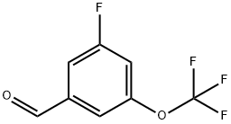 3-氟-5-(三氟甲氧基)苯甲醛 结构式