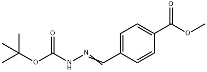 4-(N-(叔丁氧基羰基)氨基氨基甲酰基)苯甲酸酯 结构式