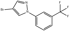 4-BroMo-1-[3-(trifluoroMethyl)phenyl]pyrazole 结构式