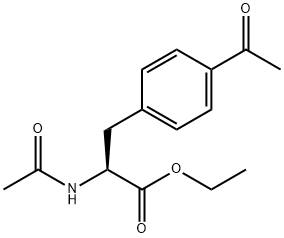 N,4-Diacetyl-L-phenylalanine Ethyl Ester 结构式