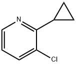 3-氯-2-环丙基吡啶 结构式