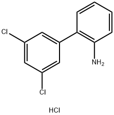 2-(3,5-Dichlorophenyl)aniline, HCl 结构式
