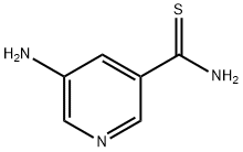 5-氨基吡啶-3-硫代酰胺 结构式