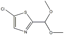 5-氯-2-(二甲氧基甲基)噻唑 结构式