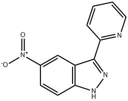 5-硝基-3-(吡啶-2-基)-1氢-吲唑 结构式