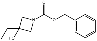 3-乙基-3-羟基氮杂环丁烷-1-甲酸苄酯 结构式