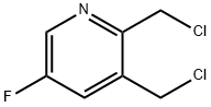 2,3-双(氯甲基)-5-氟吡啶 结构式