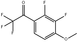 1-(2,3-二氟-4-甲氧基苯基)-2,2,2-三氟乙-1-酮 结构式