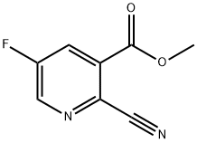 2-氰基-5-氟烟酸甲酯 结构式