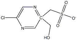 2-甲磺酸5-氯吡嗪基甲酯 结构式