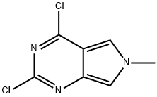 2,4-二氯-6-甲基-6H-吡咯并[3,4-D]嘧啶 结构式