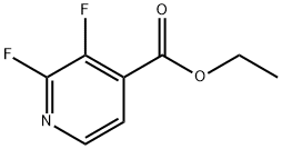 2,3-二氟异烟酸乙酯 结构式
