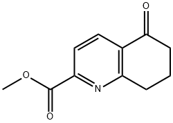 5-氧代-5,6,7,8-四氢喹啉-2-羧酸甲酯 结构式