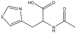 2-ACETAMIDO-3-(THIAZOL-4-YL)PROPANOIC ACID 结构式