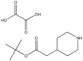 2-(哌啶-4-基)乙酸叔丁酯草酸盐 结构式