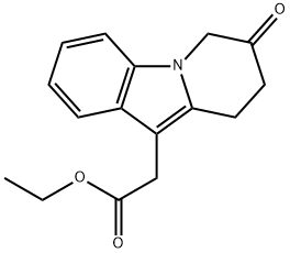 ethyl (7-oxo-6,7,8,9-tetrahydropyrido[1,2-a]indol-10-yl)-acetate 结构式