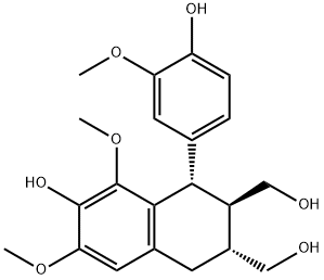 (+)-8-甲氧基异落叶松脂素 结构式