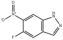 5-FLUORO-6-NITRO-1H-INDAZOLE 结构式