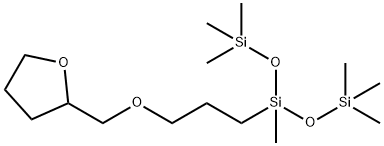 3-(四氢呋喃氧基丙基)甲基三硅氧烷 结构式