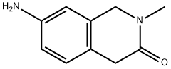7-氨基-2-甲基-1,2-二氢异喹啉-3(4H)-酮 结构式