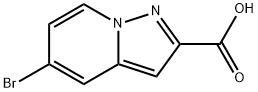 5-溴吡唑并[1,5-A]吡啶-2-羧酸 结构式