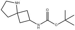 2-(Boc-aMino)-5-aza-spiro[3.4]octane 结构式