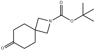 7-氧代-2-氮杂螺[3.5]壬烷-2-羧酸叔丁酯 结构式