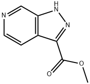 1H-Pyrazolo[3,4-c]pyridine-3-carboxylic acid, Methyl ester 结构式