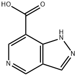 1H-吡唑并[4,3-C]吡啶-7-羧酸 结构式