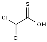 2,2-dichloroethanethioic S-acid 结构式