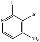 3-溴-2-氟-4-氨基吡啶 结构式
