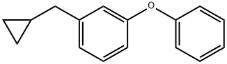 1-(环丙基甲基)-3-苯氧基苯 结构式