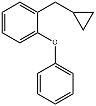 1-(环丙基甲基)-2-苯氧基苯 结构式