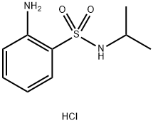 2-氨基-N-异丙基苯磺酰胺,盐酸 结构式