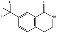 7-(TrifluoroMethyl)-3,4-dihydroisoquinolin-1(2H)-one 结构式