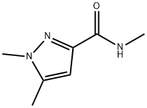 N,1,5-三甲基-1H-吡唑-3-甲酰胺 结构式