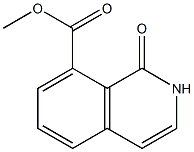 1-氧代-1,2-二氢异喹啉-8-甲酸甲酯 结构式