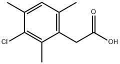 2,4,6-三甲基-3-氯苯乙酸 结构式
