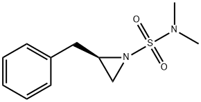 (R)-2-苄基-N,N-二甲基氮杂环丙烷基-1-磺酰胺 结构式