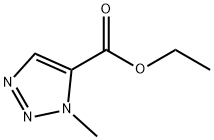 1-甲基-1H-1,2,3-噻唑-5-羧酸乙酯 结构式