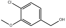 (4-氯-3-甲氧基苯基)甲醇 结构式